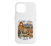 Utah Watercolor Landscape National Parks Travel Design Case for iPhone 14