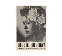 utahcr Billie Holiday Jazz Poster Canvas Poster Bedroom Decor Landscape Office Room Decor Gift 20x30inch(50x75cm)