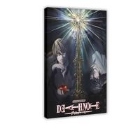 utahcr Death Note Poster Canvas Poster Wall Art Decor Print Picture Paintings for Living Room Bedroom Decoration 16x24inch(40x60cm)