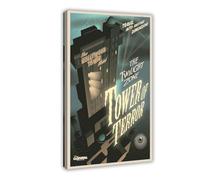utahcr Tower of Terror Poster Canvas Poster Wall Art Decor Print Picture Paintings for Living Room Bedroom Decoration 08x12inch(20x30cm)
