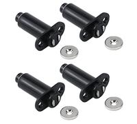 UTALIND Recessed Magnetic Touch Latch，4 Pack Push Open Cabinet Door Latches Pull Push Pressure Spring Touch Release Latches