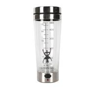 utaxuper 500ML Automatic Mixing Cup, High Speed Electric Protein Milk Powder Shaker Bottle Portable Mixer Blender Water Bottle Birthday Gift Clear 500ML