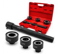 UTC Inner Track Rod End Remover Tool Set 4pc 30 35 40 45mm Steering Rack Tie Rod Removal 400mm Long Reach 1/2in Drive 27mm Hex Hardened Steel Professional Workshop Use 810037-UTC