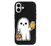 Сute Ghost Halloween Diet Slim Phone Cases Cover Compatible with iPhone 16/16 Plus/16 Pro/16 Pro Max/16 E