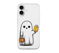 Сute Ghost Halloween Diet Slim Phone Cases Cover Compatible with iPhone 16/16 Plus/16 Pro/16 Pro Max/16 E