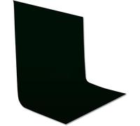 UTEBIT Black Backdrop, 6.5x10ft/2x3m Foldable Photography Backdrop Washable Polyester Background for Photo Video Studio Film Television (Clips Not Included)