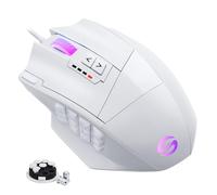UtechSmart Venus Gaming Mouse RGB Wired, 16400 DPI High Precision Laser Programmable LED MMO Computer Gaming Mice with 12 Side Buttons