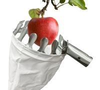 UTEFIF Fruit Net, Fruit Picker with Fabric Bag, Apple Picker for Harvesting, Apple, Orange, Peach Pear, Cherries (Diameter 16 cm)