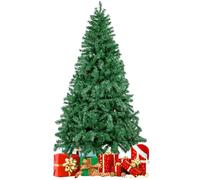 Uten 1.5m Christmas Tree Easy Assembly Artificial Christmas decoration Tree Green 450 Tips with Metal Stand (5 ft/59.1 inch)