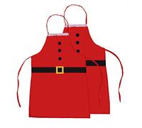Uten 2 Pack Apron Christmas, Kitchen Gift Xmas Cooking BBQ Party, Kitchen Aprons for Men and Women Gift