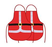 Uten Apron Christmas, 2 Pack Chefs Apron, Cooking and Baking Apron for Men and Women, Kitchen Apron