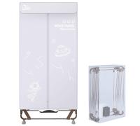 Uten Clothes Dryer Electric Indoor, 2-Tier Heated Clothes Airer, Folda