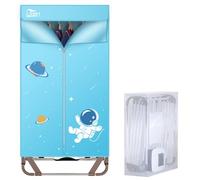 Uten Clothes Dryer Electric Indoor, 2-Tier Heated Clothes Airer, Foldable Dryer Wardrobe Drying Rack with storage Bag, 1500w Quick Dry for All Fabrics, Suitable for Home