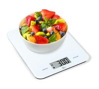 Uten Digital Kitchen Scales with LCD Display, Weighs up to 8 kg/17.6 lbs, Food scales capable of weighing liquids, Multi-functional digital scales for cooking, baking, Tare weight Function