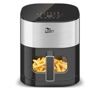 Uten Dual Blaze Air Fryer 5.5L Visual Window, Color Screen, 14 Pre Menus, Delayed Start, Stainless Oil Net, 2 Fast Heaters Independently Controllable, No Flip Food, Oil Free, Enery Save, Fast Cooking