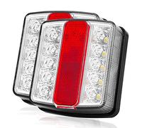 Uten Magnetic Trailer Towing Lights Rear Tail Board Lamps Low Power Consumption Waterproof Easy Install Universal 12V 7.5m Cable