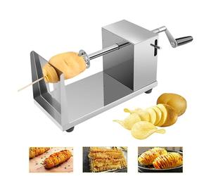 Uten Potato Tower Machine, Stainless Steel, Spiral Potato Cutter for Fruit, Potatoes, Tornado Chips, Cucumber or Carrots