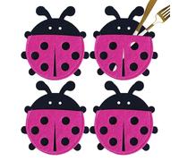 Utensil Cutlery Holder Bag, Felt Cutlery Holder Bag - Reusable Silver Protective Bags | Portable Tableware Display Bag for Spoons, Forks and Utensils, Hot pink, see description, See description