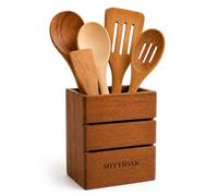 Utensil Holder | Cutlery Holder | Kitchen Utensils Holder| Kitchen Utensil Organizer | 100% Teakwood | Made in India | from The House of Anamaya