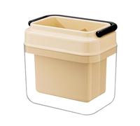 Utensil Holder - Faster Cutlery Drying Sink Organisation, 2-Compartment Drainer With Handle, 17.6cm Dual-Slot Design For Spoon Fork Cutlery Towel Brush Sponge Home Apartment Restaurant
