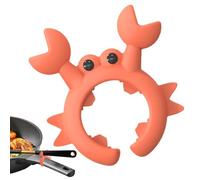 Utensil Rest,Crab Shaped Silicone Utensil Rest | Anti-Overflow Stove Top Spatula Holder, Pot Clip Spoon Rest for Counter Tableware