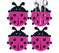 Utensil Sleeve for Forks Ladybug Cutlery Utensil Spoons Forks Chopsticks