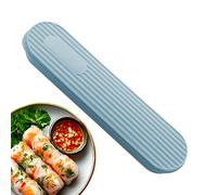 Utensil Travel Case, Portable Tableware Holder, Stain-Resistant Utensil Organizer Case for Hiking School Picnic Workplace Backpacking, Blue, Refer to description, Unisex
