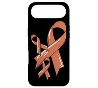 Uterine Cancer Awareness Ribbon Fighter Endometrial Chemo Case for iPhone Air
