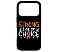 Uterine Cancer Awareness Ribbon Survivor Endometrial Chemo Case for iPhone 17 Pro