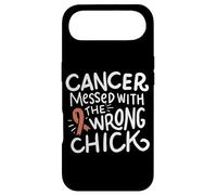 Uterine Cancer Survivor Fight Endometrial Chemo Gift Ribbon Case for iPhone Air