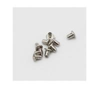 Uterui 10pcs Tiny Rivets Mini Eyelets for Making Ball Joint Dolls Clothes Shoes Sewing Accessories 1.5mm (Silver)