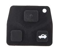 Uteruik 3 Buttons Remote Key Repair Kit Case Fob Button Pad Rubber for Toyota Avensis, 1pcs (o-#18)