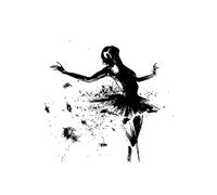 Uteruik Clear Stamp Ballet Dancer Silicone Stamp Seal for Cards Making DIY Scrapbooking Photo Journal Album Decoration