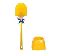 Uteruik Donald Trump Toilet Brush Bowl With Holder, 1pcs