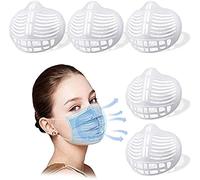 Uteruik Face Cover Bracket - 3D Mask Inner Support Frame Lipstick Protection Stand for Comfortable Breathing, 5pcs
