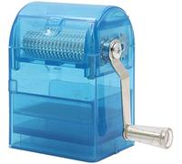 Uteruik Herb Grinder Hand Cranked Spice Leaf Herbal Grinder with Drawer 2 Layer Plastic Grinder