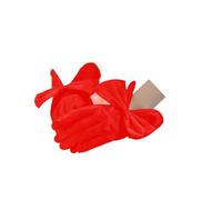 Uteruik Ladies Wedding Gloves Short Satin Gloves Red Prom Opera Bow-knot Mittens for Tea Party Halloween Costumes Prom Masquerade