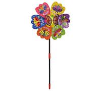 Uteruik Pinwheel Windmill Decorations Party Garden, Wind Wheel Pigeon Bird Scarer Deter Moles, 1pcs, DER#7