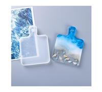 Uteruik Silicone Resin Moulds Square Storage Tray with Handle Epoxy Resin Casting Moulds for Making Resin Crafts Decoration