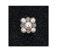 Uteruik Women Shirt Brooch Buttons, 10pcs Collar Button Pins No Sew Pearl Buttons Pins Safety Invisible Buttons for Clothing Dress Backpacks Jackets 25mm (#C)