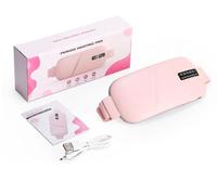 Uterus Warming Belt Electric Thermal Pad Waist Heating Belt Period Pain Relief Waist Protection Hot Compression Vibration Belt Easy to Use and Carry