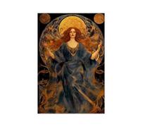 UTGN Brigid Goddess Canvas Poster Wall Art Print Picture Paintings 12x18inch(30x45cm)