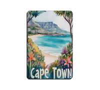UTGN Cape Town Watercolor Pr Retro Poster Metal Tin Sign Chic Art Retro Iron Painting Bar People Cave Cafe Family Garage Poster Wall Decoration 8x12inch(20x30cm)