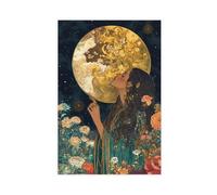 UTGN Moon Goddess Greek Goddess Canvas Poster Wall Art Print Picture Paintings 12x18inch(30x45cm)