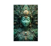 UTGN Tara Green Canvas Canvas Poster Wall Art Print Picture Paintings 12x18inch(30x45cm)