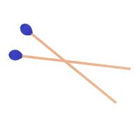 UTHCLO 1 Pair Tongue Drum Mallets Xylophone Mallets Musical Instrument Accessories Maple Wood Wool Acrylic Smooth Surface Chic Simple Design for Professionals and Beginners