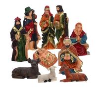 UTHCLO 1 Set Jesus Nativity Figurines Christmas Nativity Scene Statues for Home Decor Lifelike Religious Ornaments for Living Bedroom and Holiday Decoration