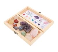 UTHCLO 1 Set Natural Crystal Specimen Box Raw Quartz Stones for Meditation Home Decor and Unique Crystal Collectors and Mineral Enthusiasts