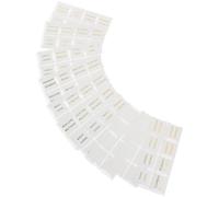 UTHCLO 10 Sheets Small Bible Tabs Leather Index Stickers for Bible Study White Labels Including Pre Printed and Blank Tabs Easy to Read Font for Efficient Section Navigation and DIY