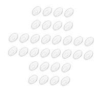UTHCLO 100 Pairs Clear Push-in Glasses Nose Pads Anti-Slip Eyeglass Nose Bridge Cushions Replacement for Eyewear Frames Easy to Install Nonslip Grip for Secure Fit